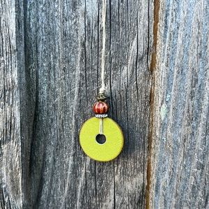 Handmade washer necklace